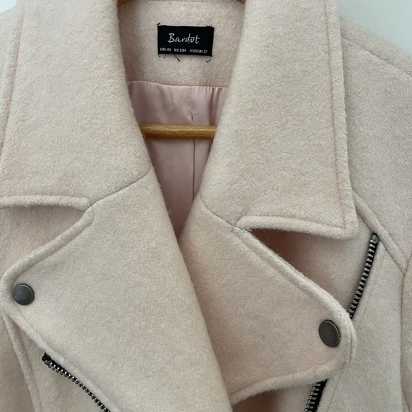 Bardot Woollen Biker Jacket - Picture 3 of 4